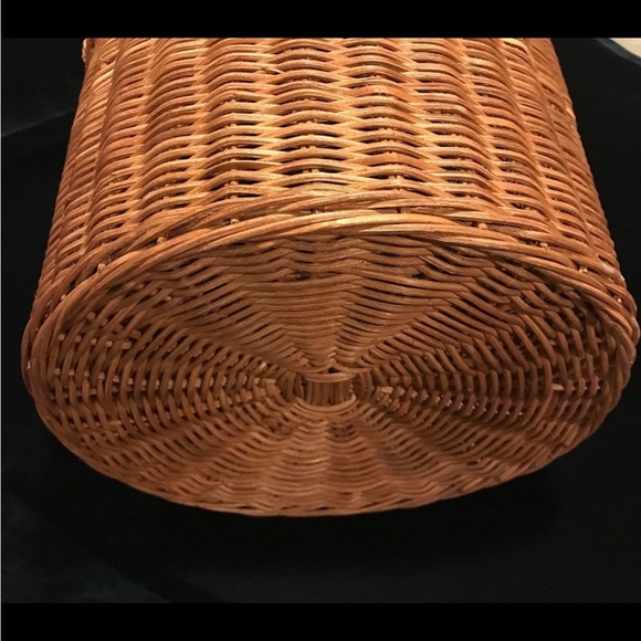Round Vintage French Tall Wicker Basket - Threshold™ designed with Studio McGee - Picture 7 of 7